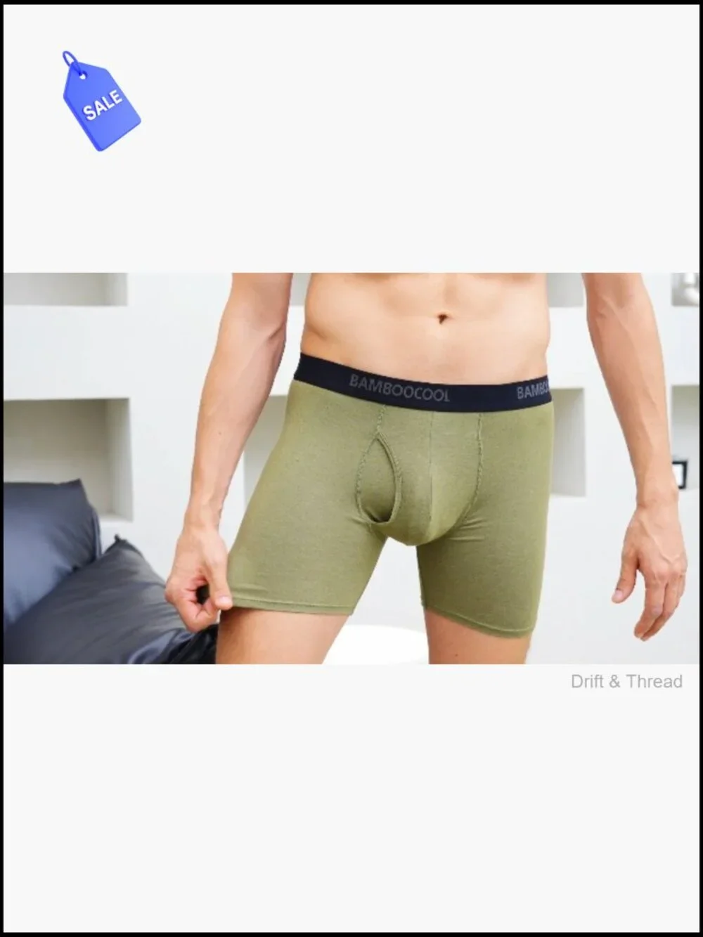 Men's Bamboo Viscose Boxer Briefs 7-Pack Breathable Moisture-Wicking Underwear
